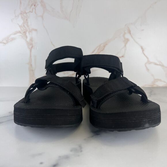 Teva Women’s Original Universal Sandals Black Size 8 Adjustable Straps Outdoor - Picture 4 of 8